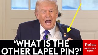 Download Lagu VIRAL MOMENT: Trump Makes Room Laugh Explaining His 'Happy Trump' Pin MP3