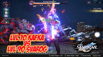 HONKAI: STAR RAIL [Global] - Lvl 70 kafka team destroy Lvl 90 Svarog SU 4 Difficulty 5