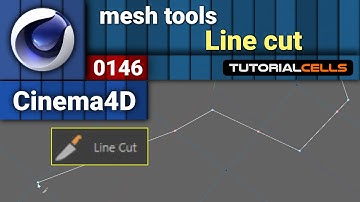 0146. line cut tool in cinema 4d