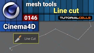 0146. line cut tool in cinema 4d