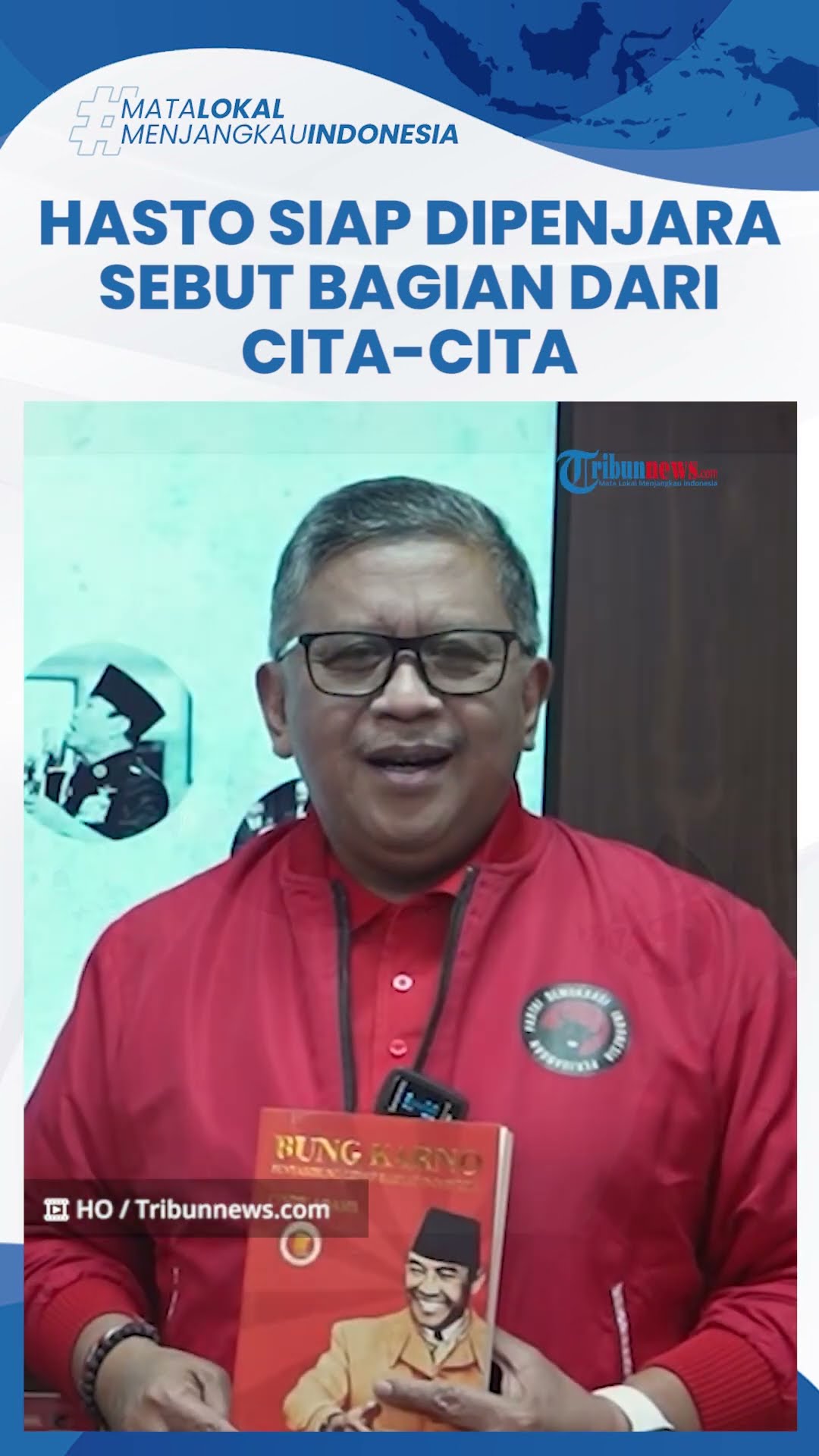 Hasto Siap Hadapi Risiko dengan Kepala Tegak \u0026 Tersenyum: Masuk Penjara adalah Bagian dari Cita-cita