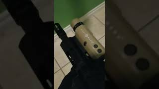 SightMark LoPro Combo Laser/Light +IR Illuminator. What it looks like through Digital NVG-NightFox