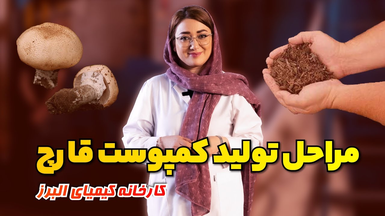 کمپوست سازی قارچ دکمه ای با سارا نظری