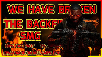 “Backfire SMG Just Got BROKEN! 😳 80% Hazard Protection + 3% Regen | Division 2 Build”