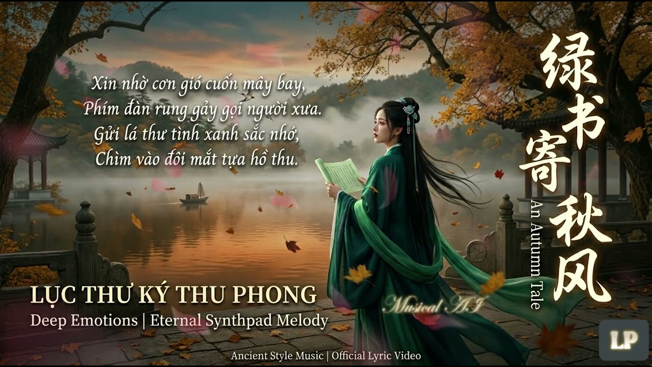 THƯ XANH GỬI GIÓ THU | Lục Thư Ký Thu Phong | 绿书寄秋风 | @musical-ai269 Cổ phong ám ảnh về mùa thu
