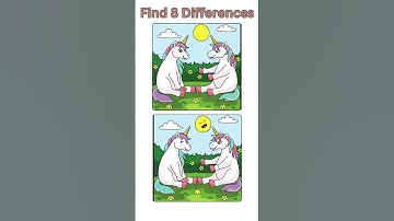 Spot 8 Differences#296 #findadifference #jogodadiferença #findondedifference #логическиеиг