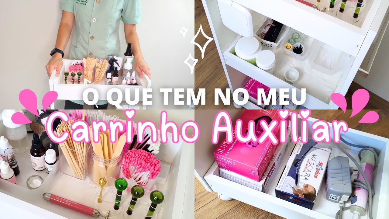 MEU NOVO CARRINHO AUXILIAR para DESIGN DE SOBRANCELHA NATURAL