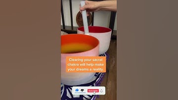 Thumbnail of Root Chakra, Sacral Chakra, Crystal Singing Bowls, Healing Frequency, #shorts