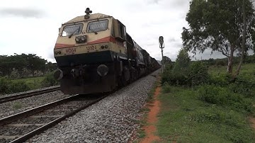 Old Videos | UBL WDG-4 twins 12324 & 12139 | with BCNA Wagons