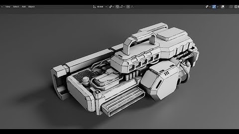 Sci-fi Device - Grid Modeler (blender addon)