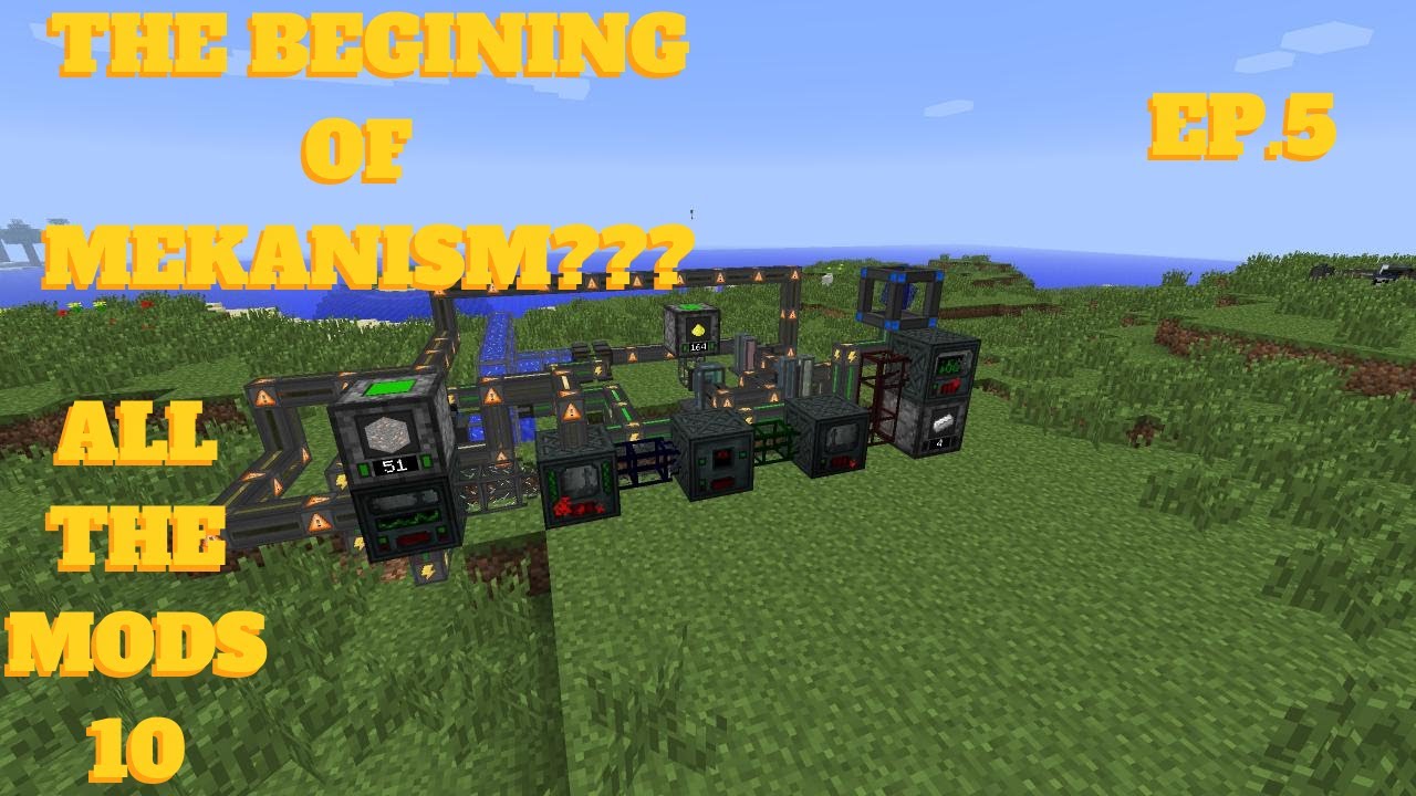 Minecraft All The Mods 10 – Starting Mekanism (Episode 5)