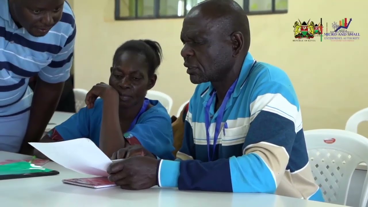 95 clusters benefit from Business Development Classroom Training in Component 2 of the KJET Project.