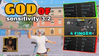 New🔥BEST SENSITIVITY + 4 Finger CONTROL CODE😱 | NEW UPDATE | PUBG Mobile