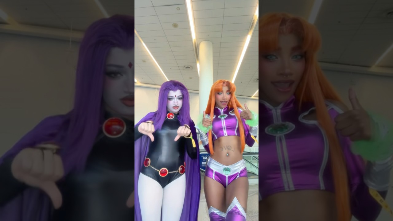 Raven and Starfire @Hollowcoded #teentitans #cosplay