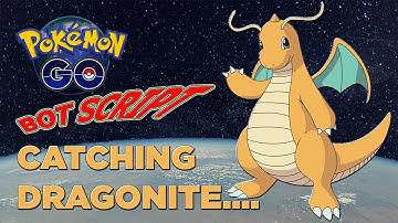 POKEMON GO BOT V2 AUTOFARM POKESTOP POKEMON AND DRAGONITE!!