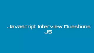 Information Javascript Interview Questions || Abhishek Khangare Update