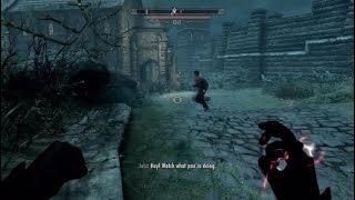 Skyrim: Gisli learns a lesson about manners