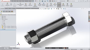 SolidWorks 2019 Assembly # ภาษาไทย - ทำ Bolt Nut แบบหมุนได้