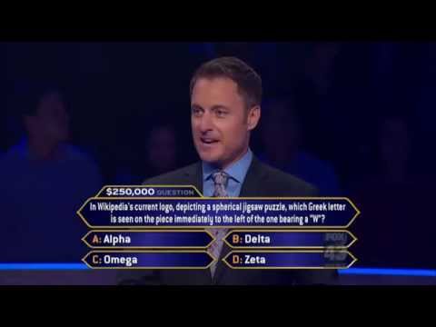 Tony Hightower's $250,000 Question - Millionaire - YouTube