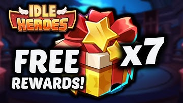 SEVEN Chances for FREE REWARDS this week in IDLE HEROES