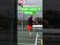 Tough Layup To Block 