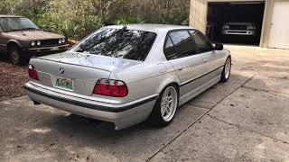 Sleeper Sedan! Big turbo 6.0 LS Swapped BMW 740IL Idle and Revs