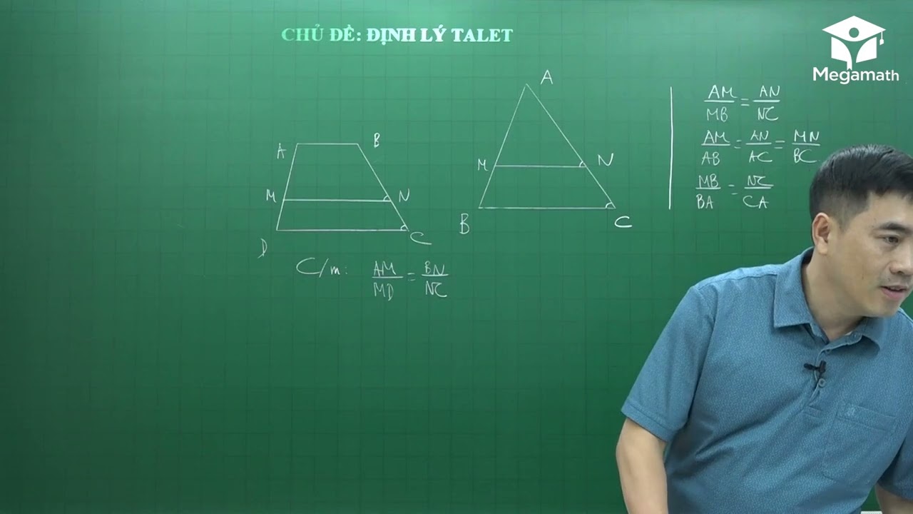 Các mẹo giải bài tập Định lý Talet Toán ôn đội tuyển HSG lớp 8 - Thầy Bùi Minh Mẫn