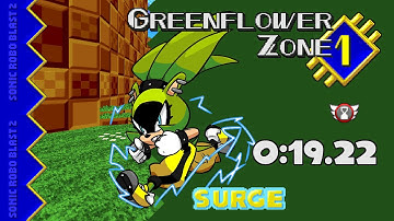 [OLD] SRB2 v2.2.10 - Greenflower Zone 1 in 0:19.22 (Surge)