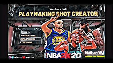 BEST POINT GUARD BUILD! PLAYMAKING SHOTCREATOR BUILD 2K20! BEST POINT GUARD BUILD IN THE GAME!