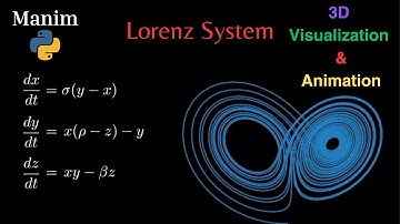Lorenz Attractor - System of Differential Equations || Python/Manim