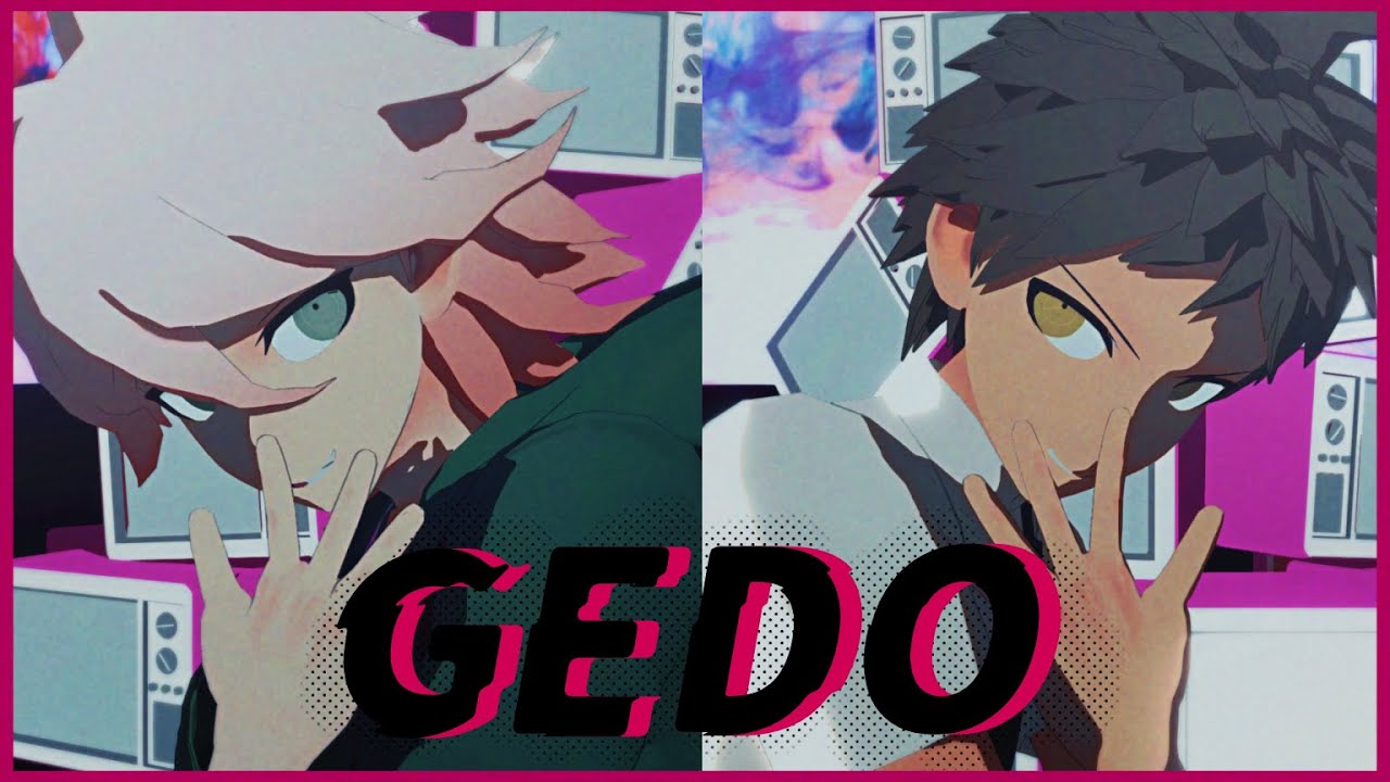 ダンガンロンパMMD】GEDO【日向創/狛枝凪斗】 - YouTube