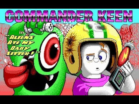 Commander Keen 6: Aliens Ate My Babysitter! [MS-DOS] (1991). Стрим 1