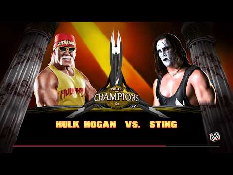 WWE 2K15 #1 ハルク・ホーガン対スティング [プロレス] - YouTube