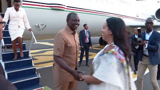 SEE HOW ETHIOPIAN PRIME MINISTER REFUSED TO GREET FIRST LADY RACHEL RUTO AFTER LANDING IN ETHIOPIA