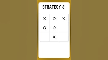 Tic Tac Toe | Strategy 6