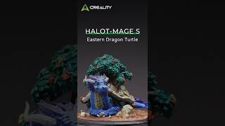3D printed Eastern dragon turtle by #halotmages, see vivid textures across every inch of its body!!