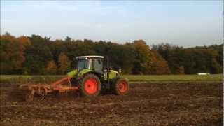 Grubber 2012 mit Claas Arion 630 und howard grubber