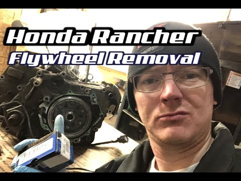 how-to-remove-flywheel-on-any-honda-atv-rancher-350-foreman-400