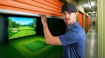 I Built a Secret Golf Simulator In a Storage Unit