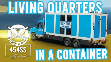 Stormworks: SELF-SUFFICIENT living quarters in a CONTAINER