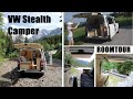 VW Stealth Camper | Selbstausbau mit Specials | Roomtour - Vw T5 4motion