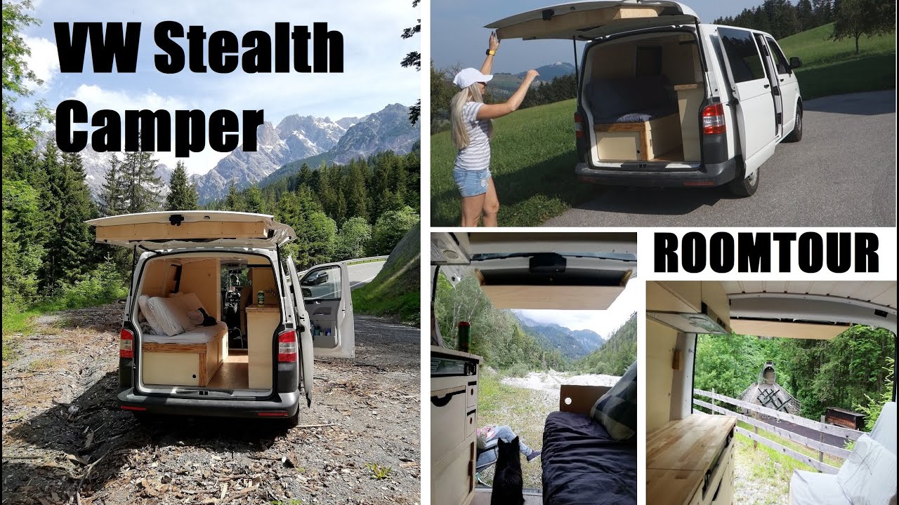 VW Stealth Camper | Selbstausbau mit Specials | Roomtour - Vw T5 4motion