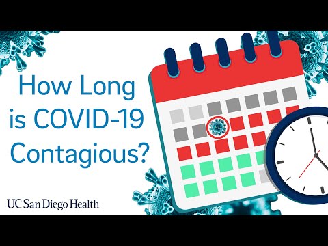 چه مدت به COVID-19 سرایت می کنید؟ | UC San Diego Health
