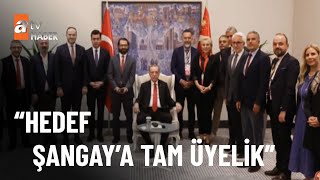 Erdoğan Şangay temaslarını değerlendirdi, flaş mesajlar verdi - atv Ana Haber 17 Eylül 2022