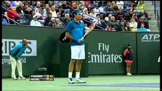 Federer - Nadal  SF  IND2012  Best Roger's points