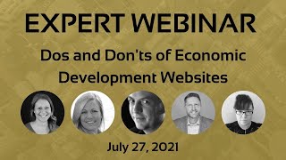 Do's and Don'ts of Economic Development Websites