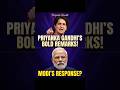 संसद में प्रियंका गांधी की दहाड़! 😱 | #shorts #priyankagandhi