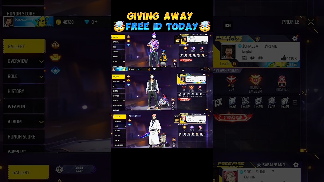 Giving Away Free ID Today 🔥ID Free Challenge | Who Will Win? 