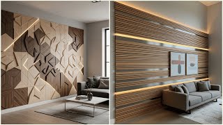 Wall Panel Design for Living Room 2025 | Modern PVC, Wood & 3D Panel Ideas & Trends