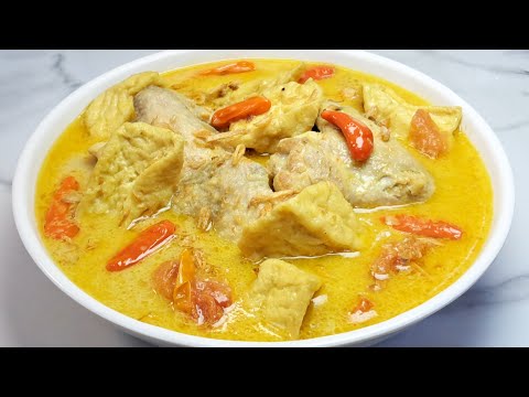 Cara Masak Ayam Mangut Santan